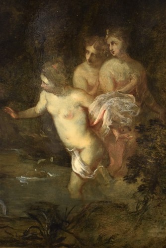 Diana discovers Callisto&#039;s secret - Flemish School of  17th century - Louis XIV